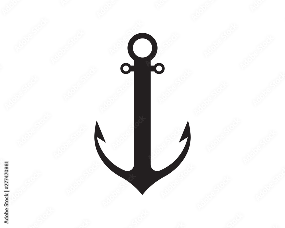 Anchor icon Logo Template vector Anchor icon Logo Template vector
