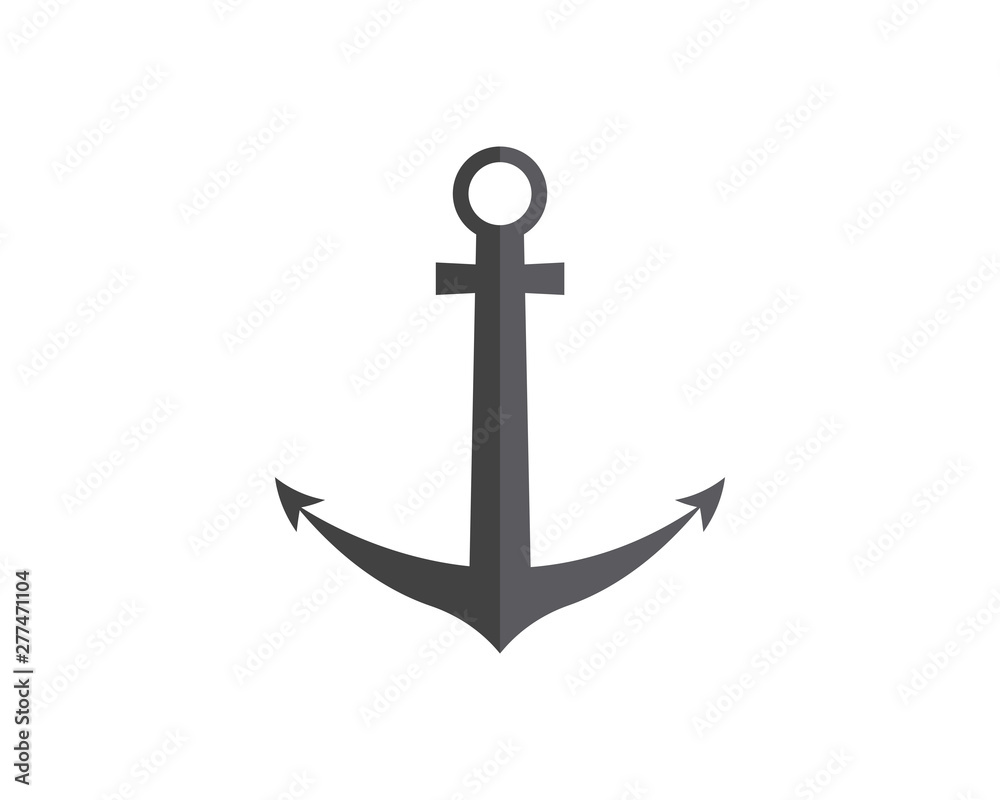 Anchor icon Logo Template vector Anchor icon Logo Template vector