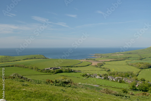 View from Swyre Head ridge over Kimmeridge Bay on the Dorset coast © davidyoung11111