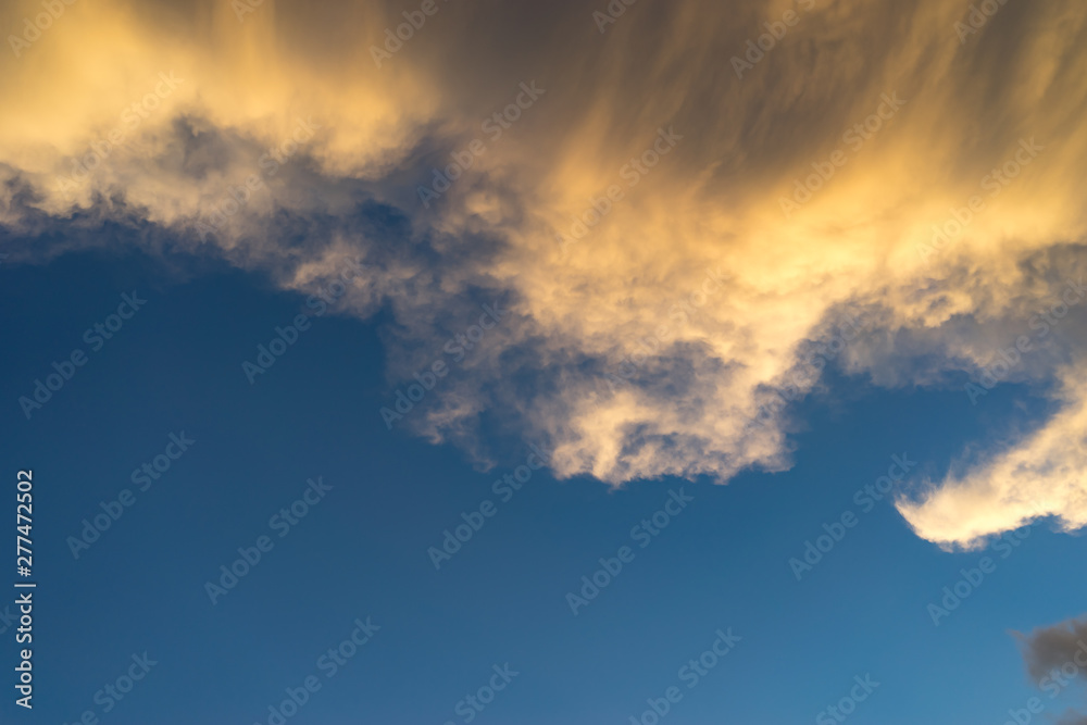 Natural background with clouds at sunset. Natural background with clouds at sunset.