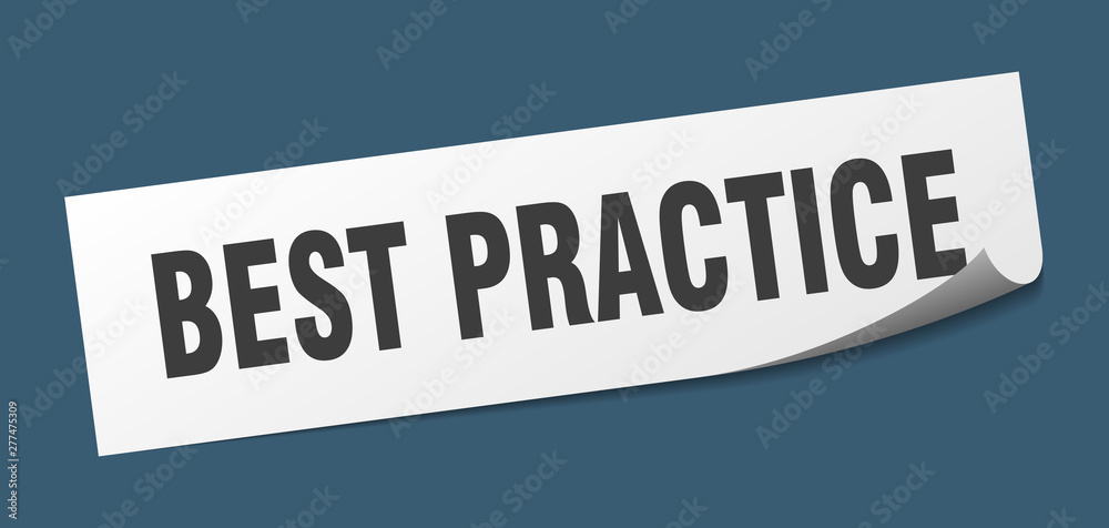best practice sticker. best practice square isolated sign. best practice