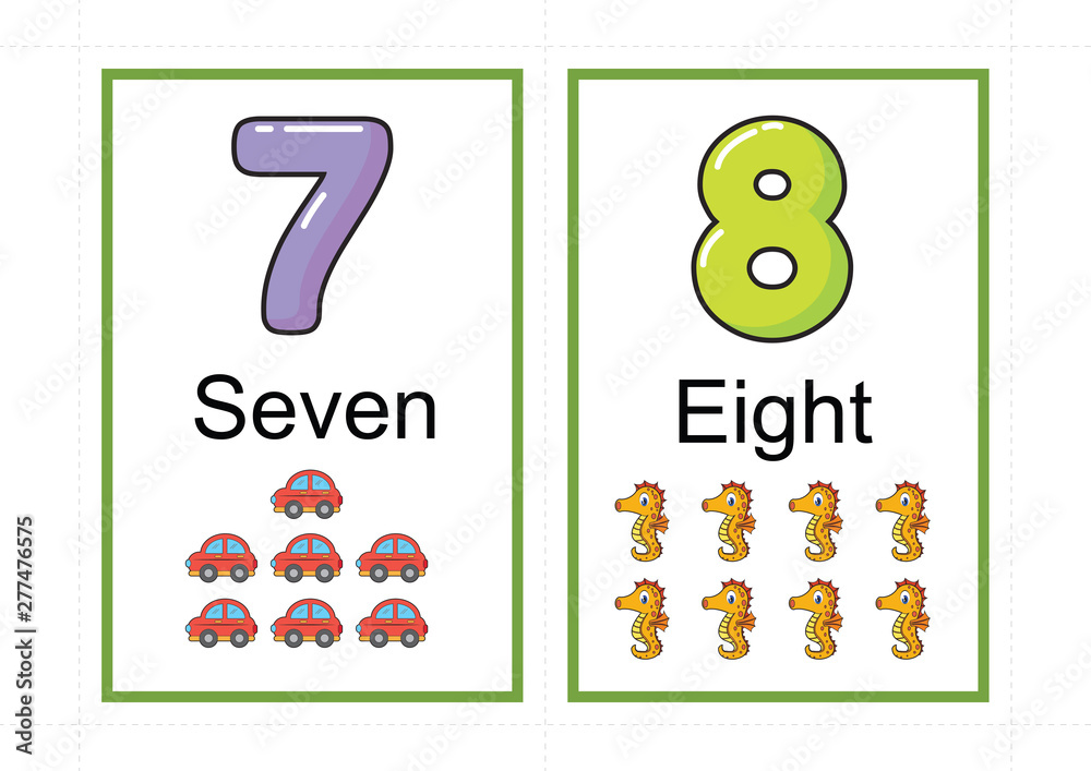 Printable Number Flashcards For Teaching Number Flashcards Number Flash