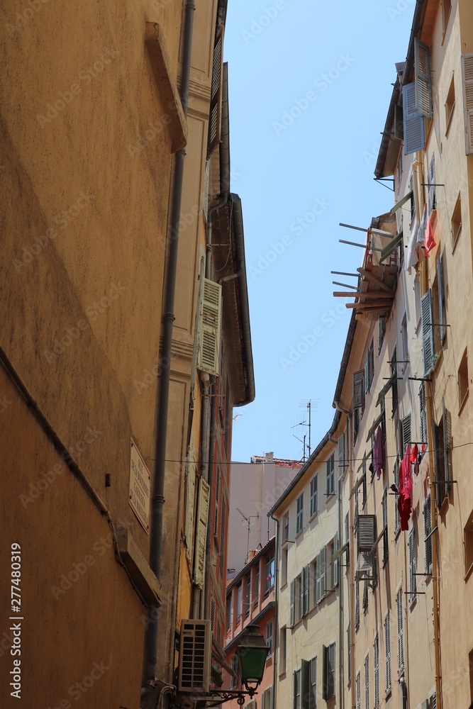old street in venice italy