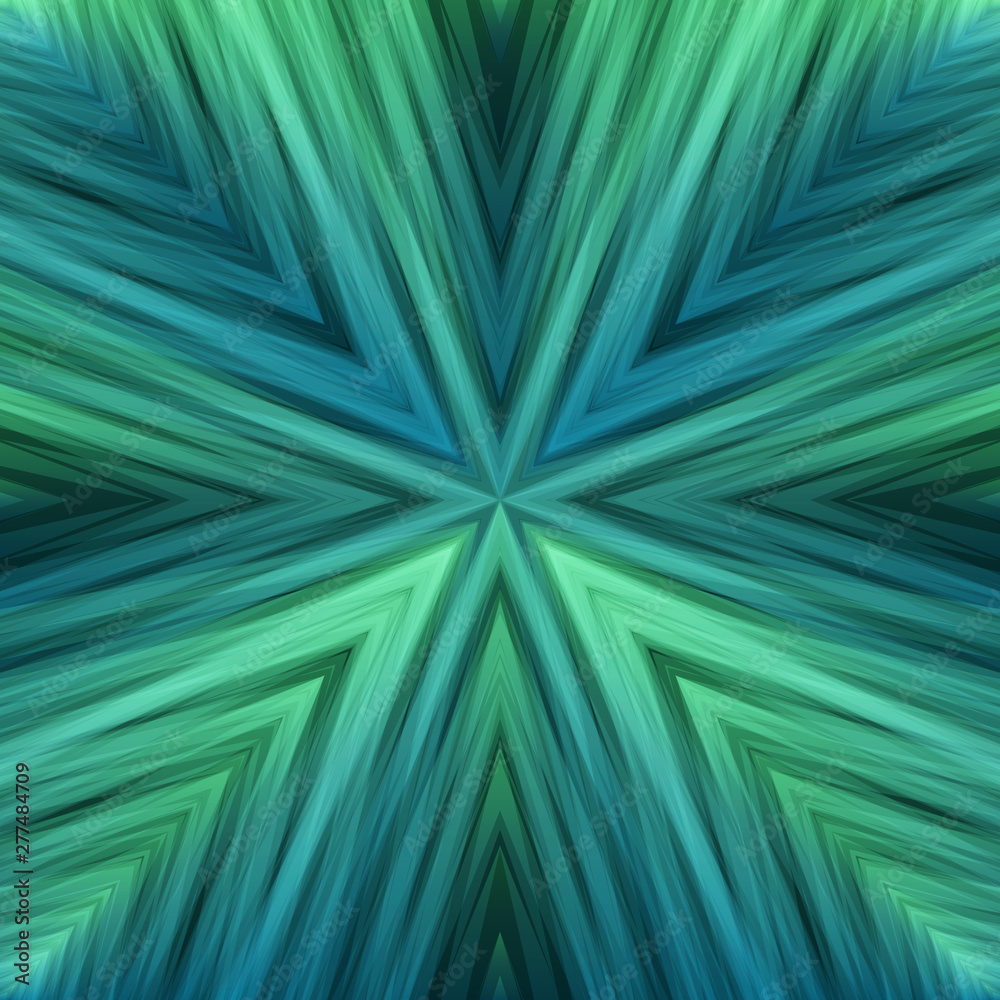 Fototapeta premium Aquamarine Striped Angular Background of Sea Colors.
