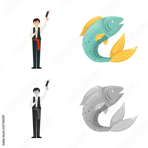 Vector design of and historic symbol. Collection of and country stock symbol for web.