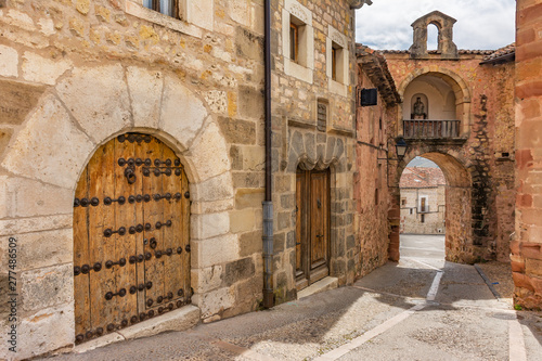 Medieval streets of Siguenza in the province of Guadalajara (Castilla la Mancha, Spain) photo
