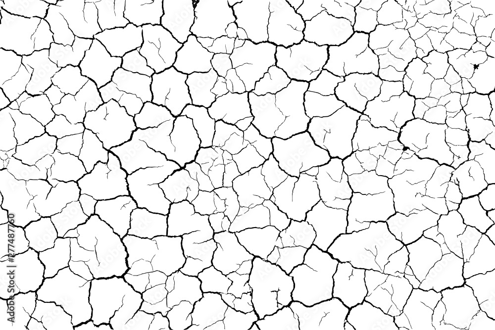 cracks ground for abstract background