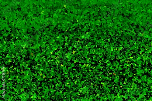 lots green circle for impressionistic abstract background
