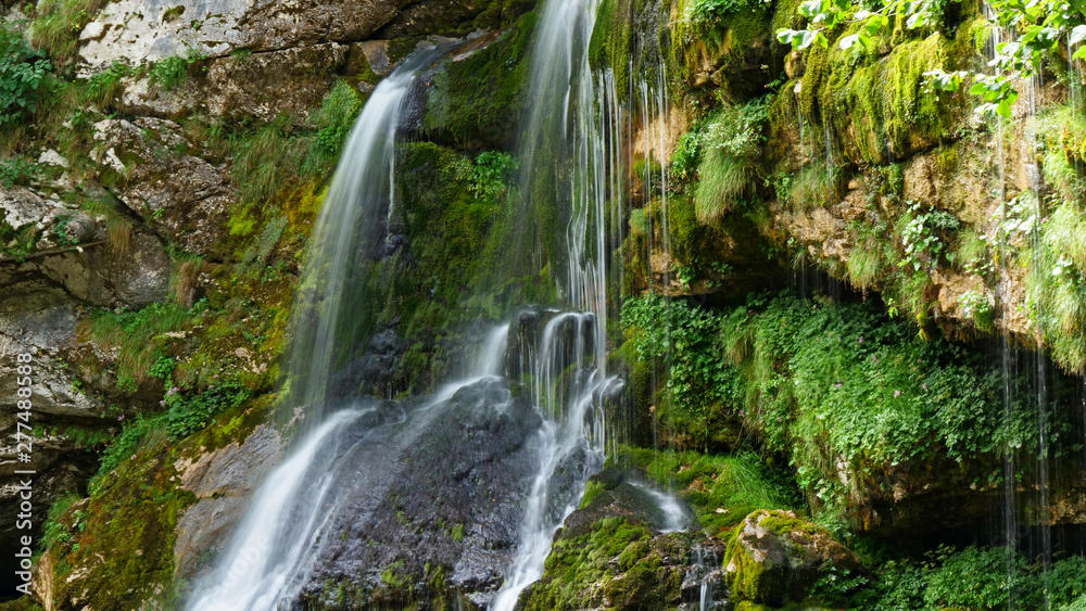 cascade en Slovénie, slap Virje cascade en Slovénie, slap Virje