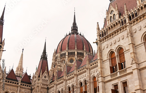 Parliament building in the capital of Hungary Budapest