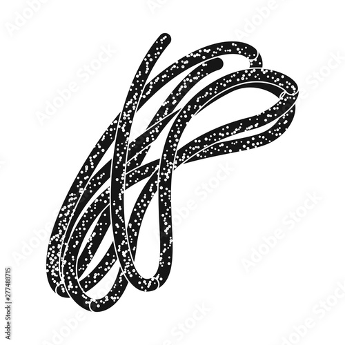 Vector design of sausage and polish logo. Collection of sausage and kielbasa stock symbol for web.
