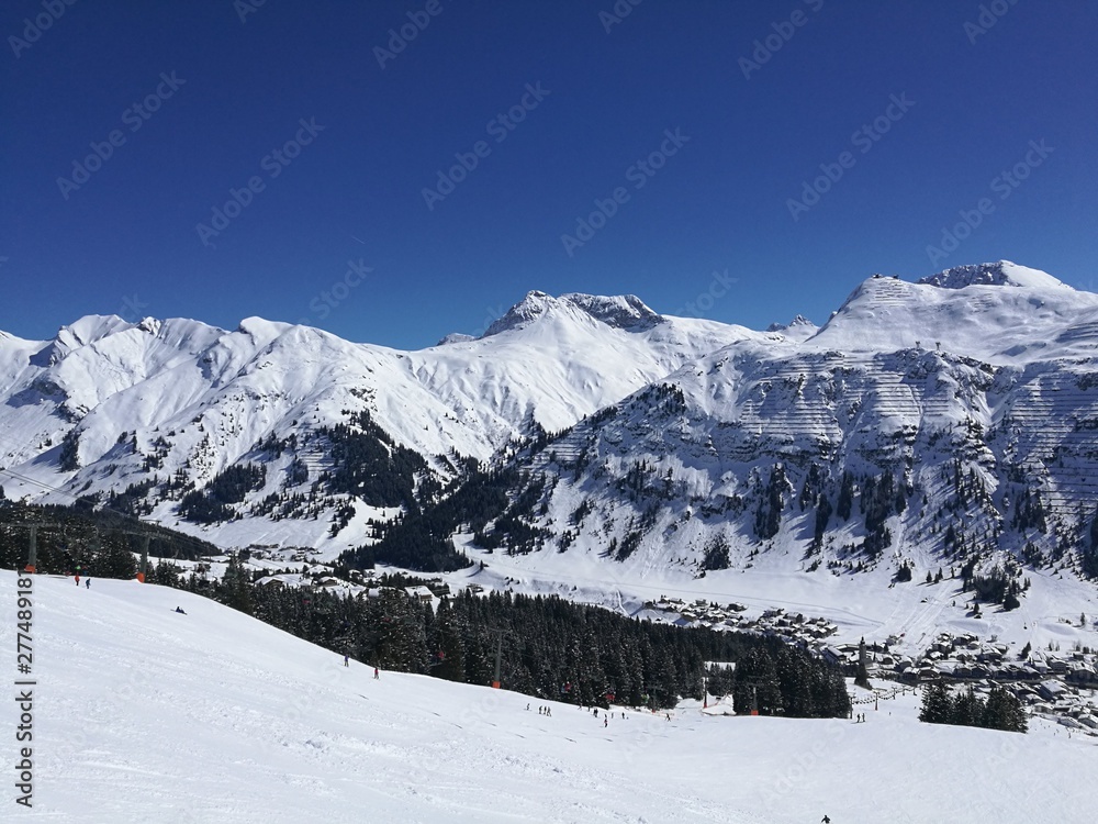 Skiing holiday in Austrian Alps