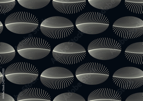 abstract celestial eye lashes black white