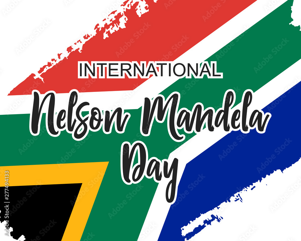 International Nelson Mandela Day in vector format