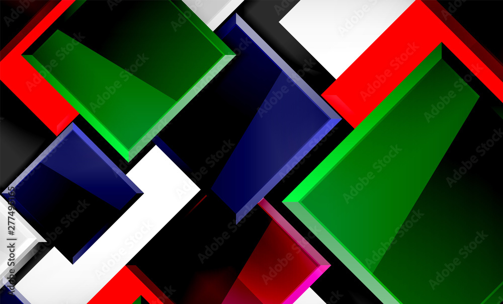 Color squares futuristic abstract background Color squares futuristic abstract background