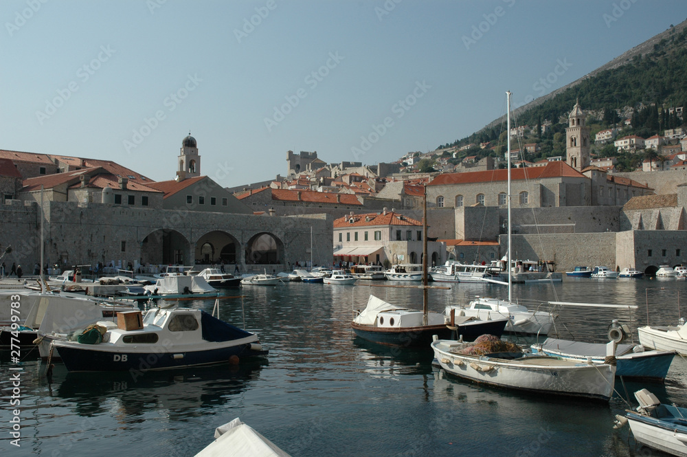 Dubrovnik port, Croatie, Europe