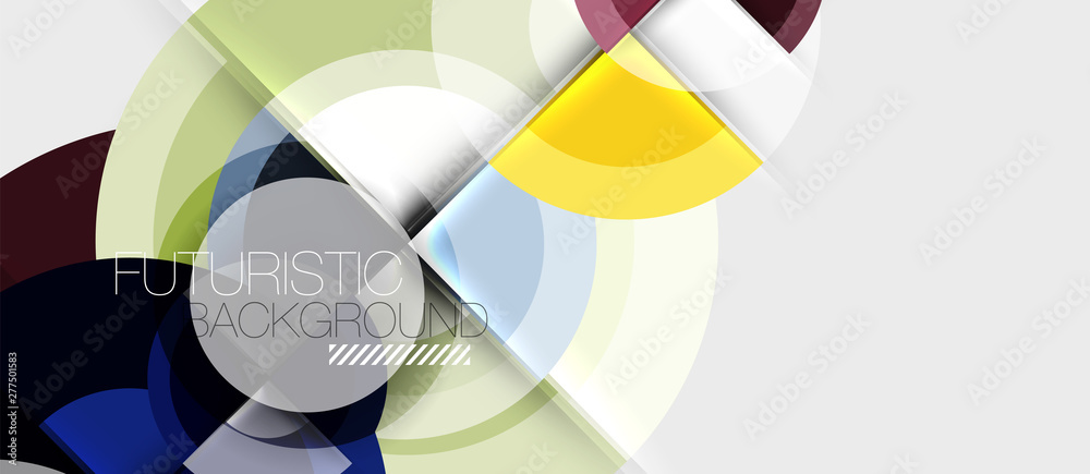 Geometric design abstract background - circles Geometric design abstract background - circles