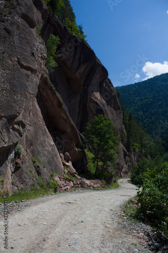 road in mountains