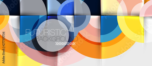 Circular geometrical design template