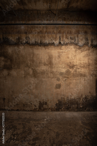 Dark brown background concrete texture wall grunge rust rusty © artefacti