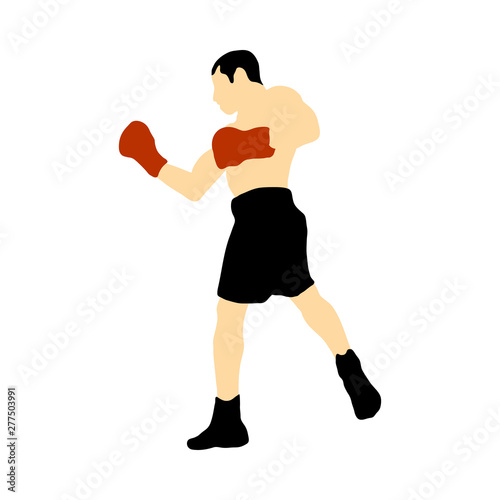 Boxing  silhouette