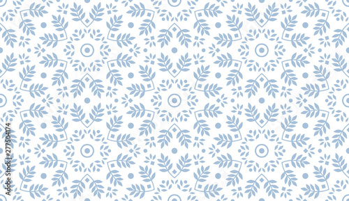 Leaves Pattern. Endless Background. Seamless