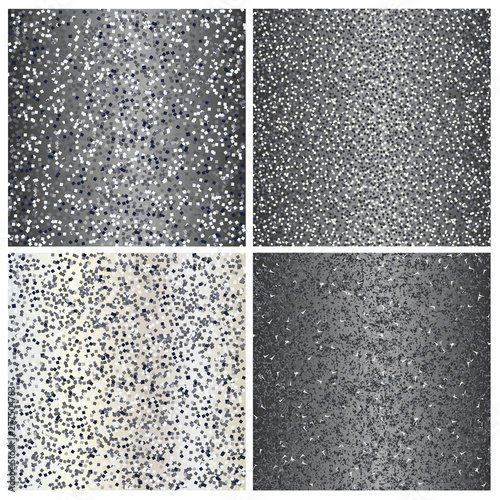 set of glittering Vector background