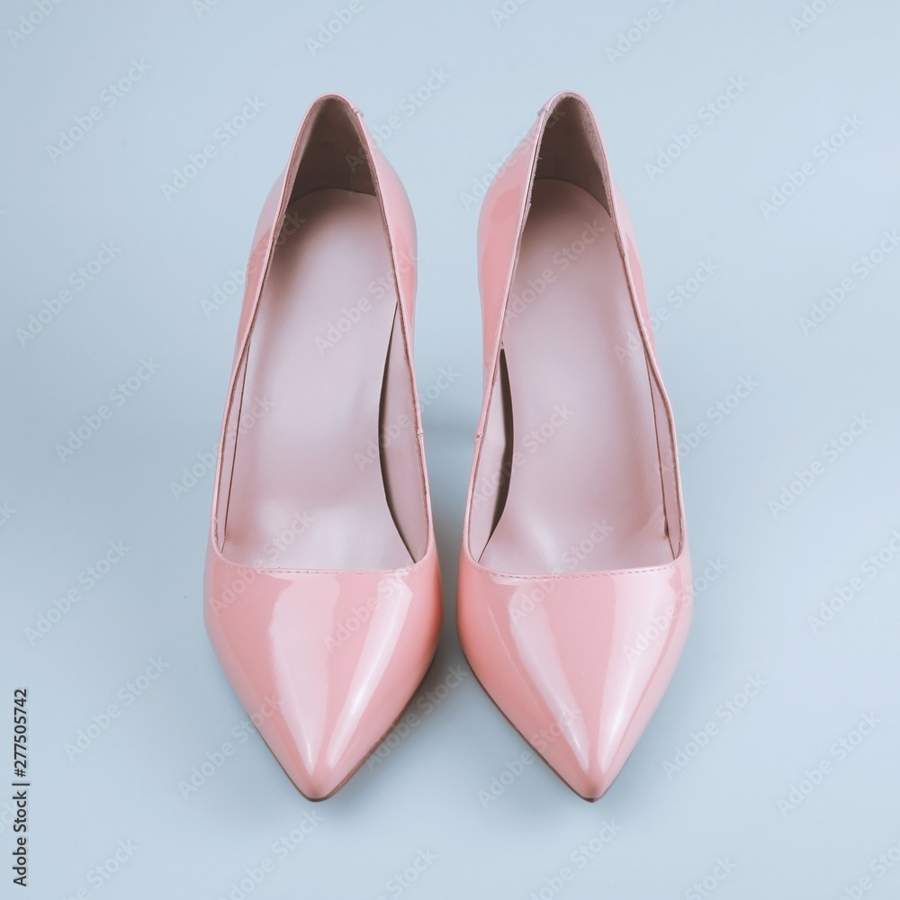 Fototapeta premium female pink shoes