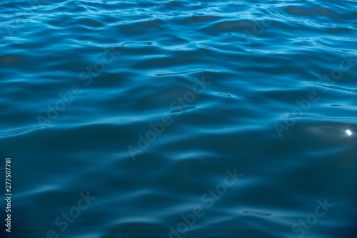 Fototapeta Naklejka Na Ścianę i Meble -  Blue sea water surface as background. High resolution
