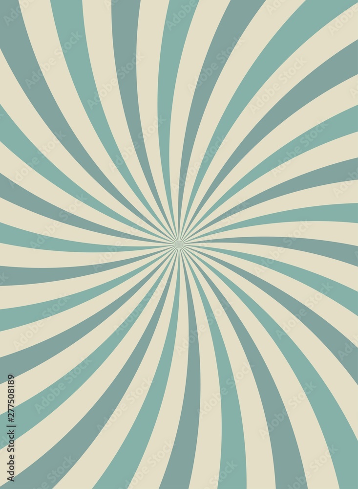 Fototapeta premium Sunlight wide horizontal background. faded blue and beige color burst background.