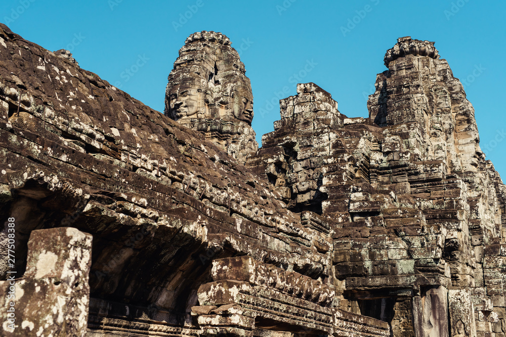 Naklejka premium Bayon temple in Angkor Thom, Siemreap, Cambodia