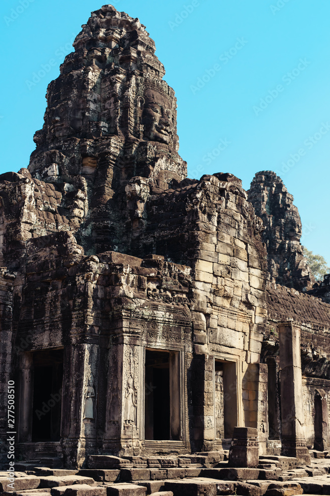Bayon temple in Angkor Thom, Siemreap, Cambodia