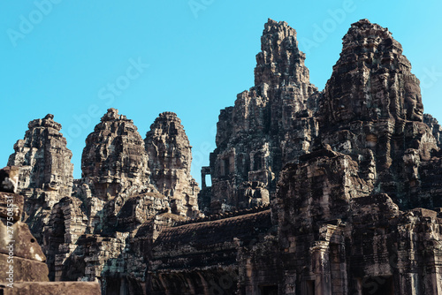 Bayon temple in Angkor Thom, Siemreap, Cambodia