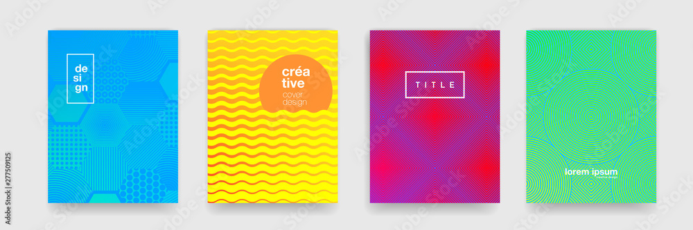 Background patterns, abstract geometric modern gradient texture. Vector colors and simple geometric line wave pattern background