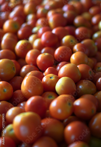 Red tomatoes on the eastern market. Stock photo