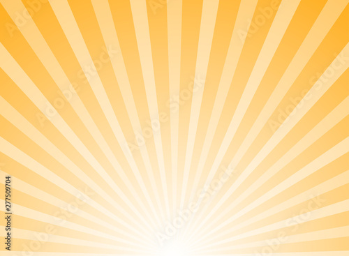 Sunlight abstract background. Powder orange color burst background.