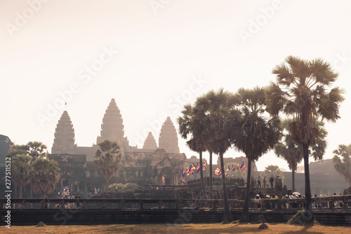 Angkor Wat in Cambodia is the largest religious monument in the world and a World heritage listed complex