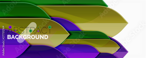 Abstract color lines dynamic background, modern material design style