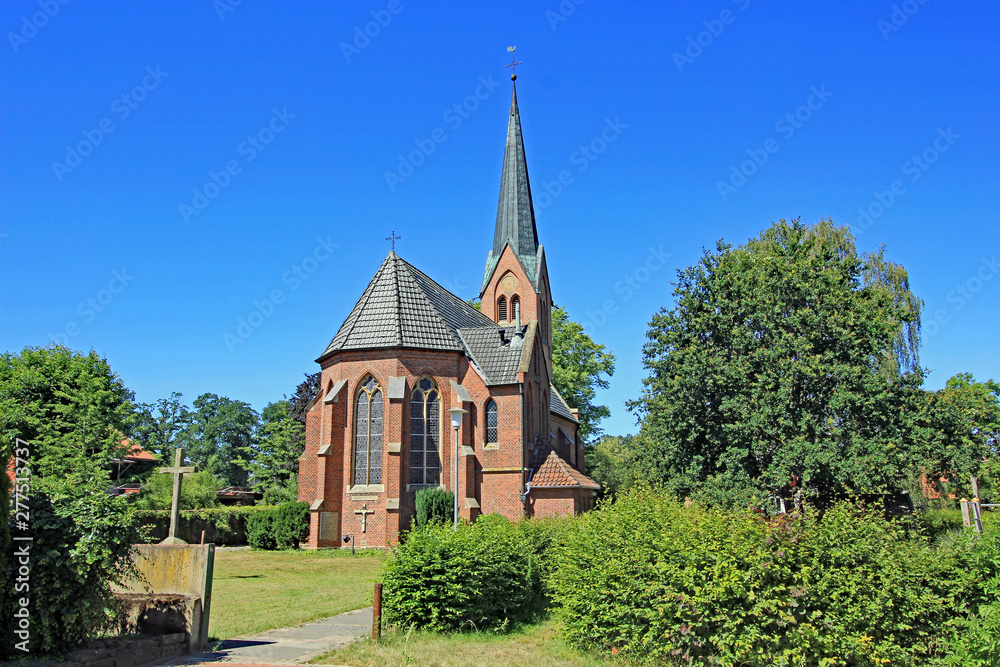 Badbergen: Pfarrkirche St.Marien (1869, Niedersachsen )