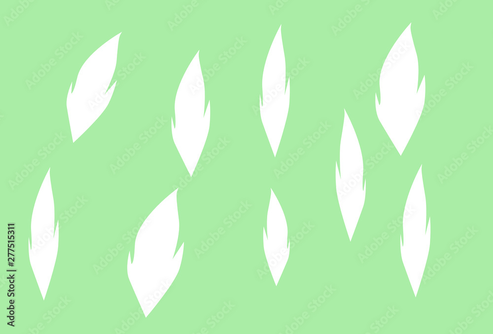 White leaf pattern background White leaf pattern background