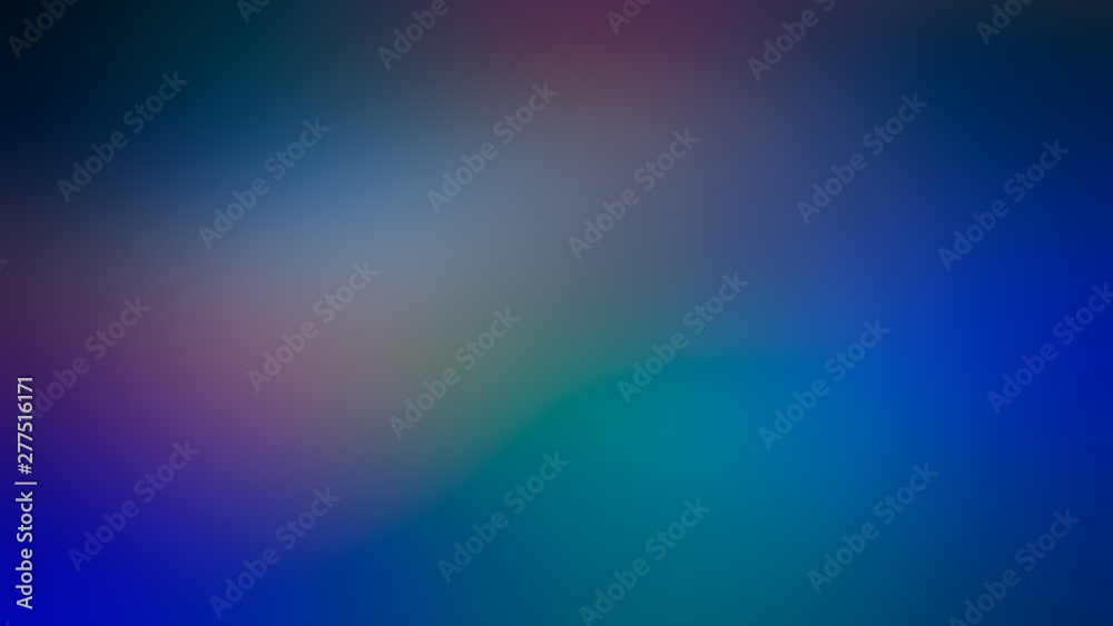 Blue abstract blurred dark gradient background with purple blots.