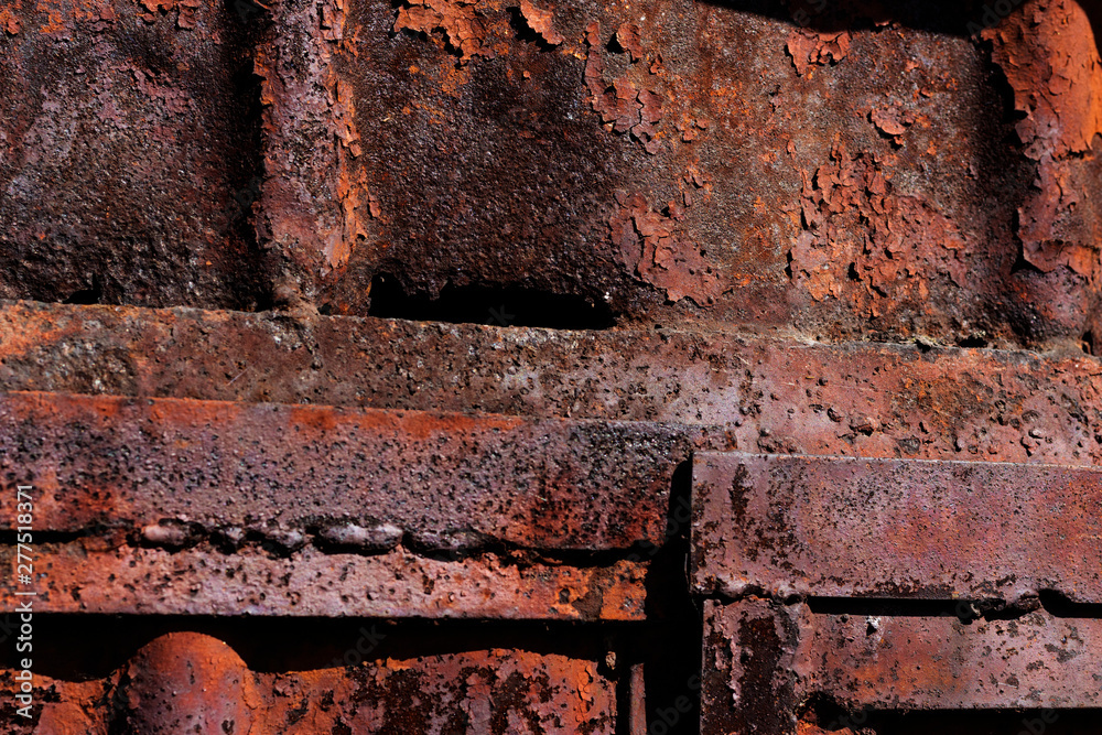 rusty iron sheets with peeling paint rusty iron sheets with peeling paint
