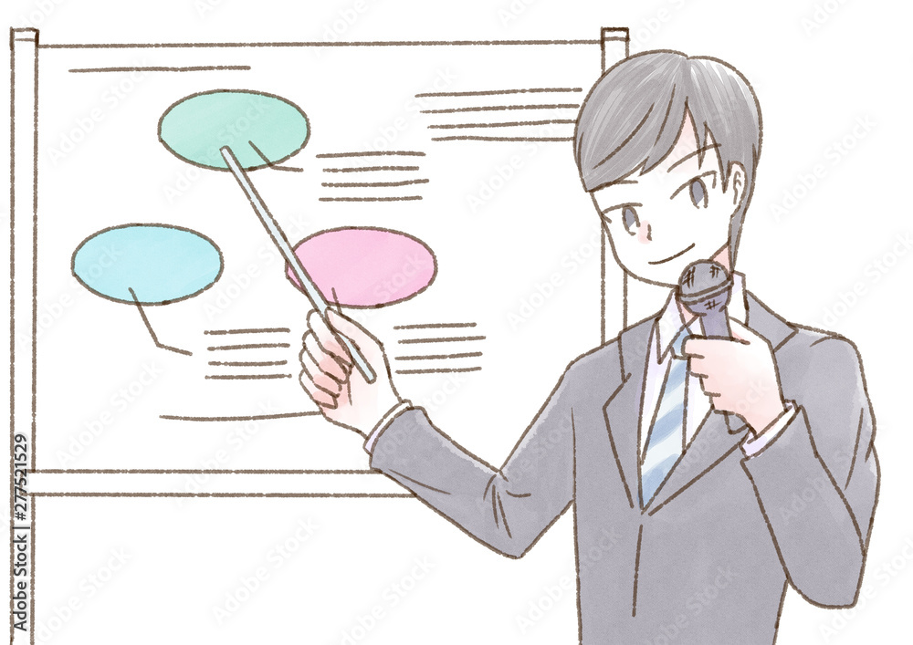 セミナー 人物 ホワイトボード