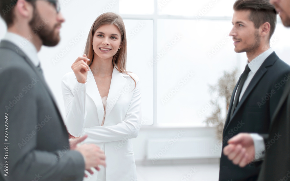 business team is discussing important issue business team is discussing important issue