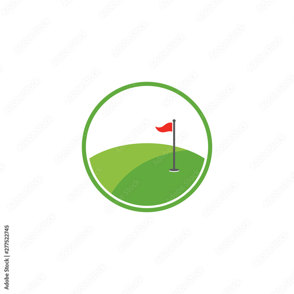 Golf Logo Template vector illustration icon design Golf Logo Template vector illustration icon design