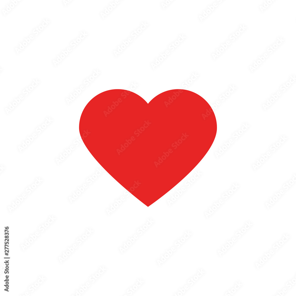 Heart. Heart red icon. Heart icon isolated on white background Heart. Heart red icon. Heart icon isolated on white background