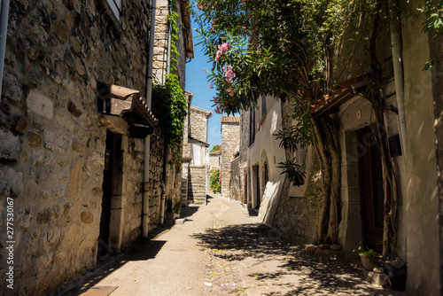 A small alley in the village of Ruoms
