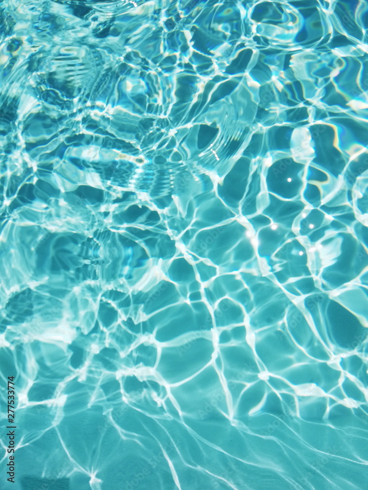 Obraz premium Abstract nature waves in the pool summer or spring background