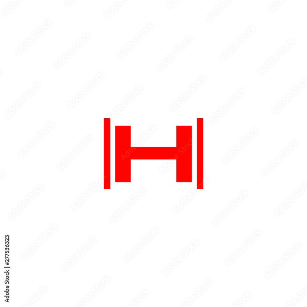 H letter initial logo design vector template H letter initial logo design vector template