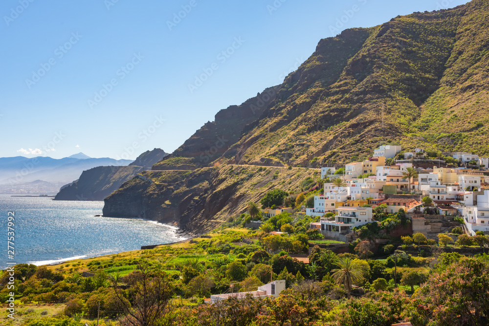 Beautiful view Igueste de San Andres small village on Tenerife Canary Islands, Spain Beautiful view Igueste de San Andres small village on Tenerife Canary Islands, Spain
